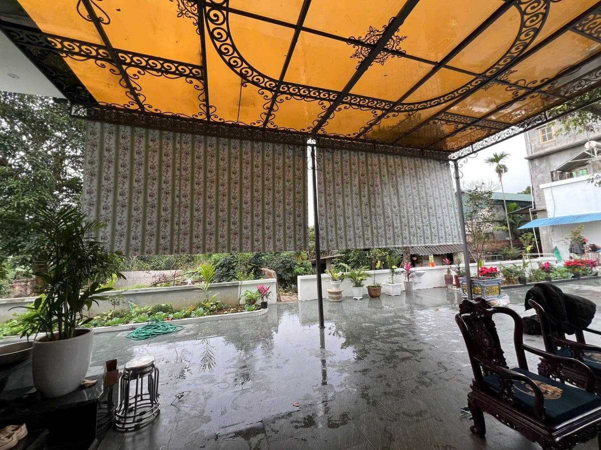 Bạt che nắng sân phơi